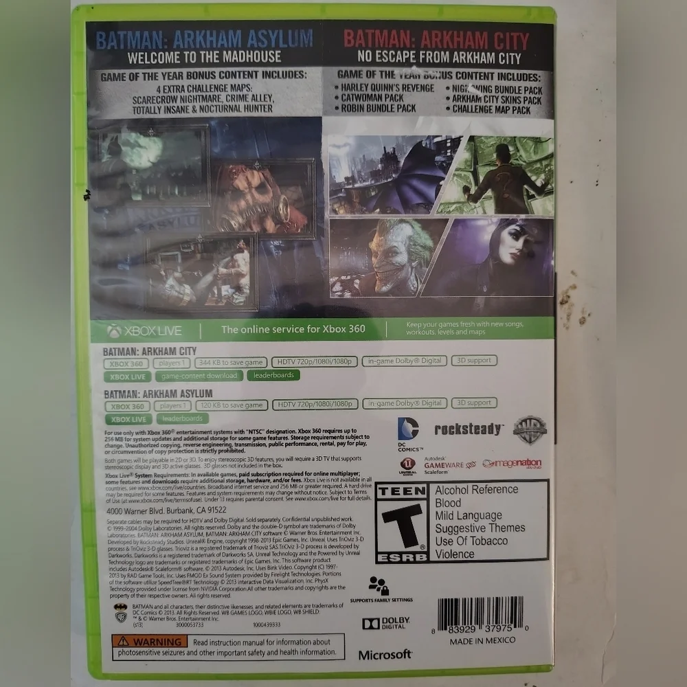 Xbox 360 batman